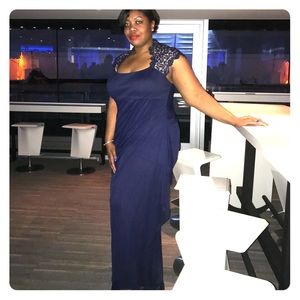 Navy Gown by Xscape